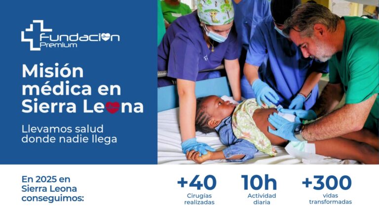 Cada vida cuenta: la Fundación Clínica Premium inicia su segunda misión humanitaria para  llevar salud a Sierra Leona.